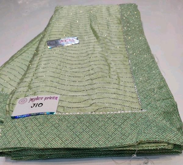 Simple Stone Work Sarees - 009