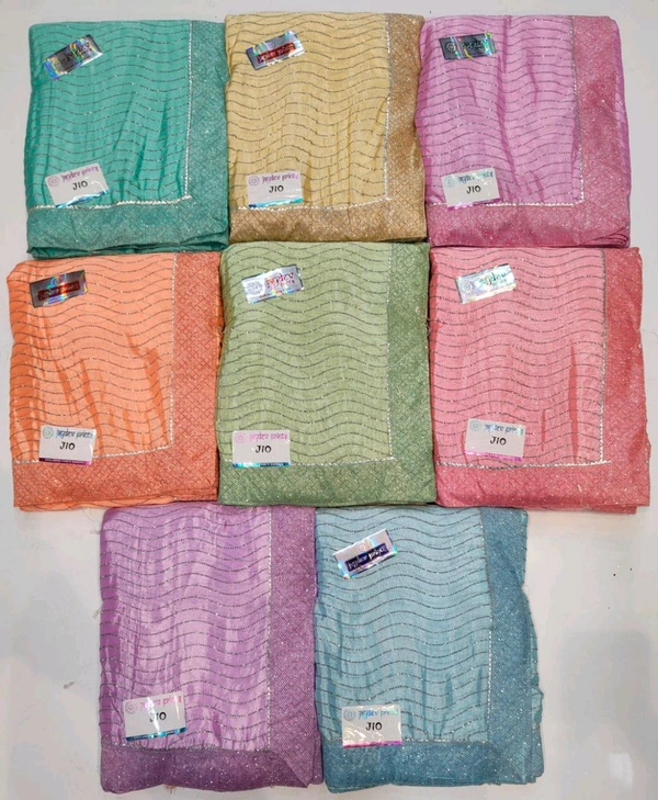 Simple Stone Work Sarees - 009