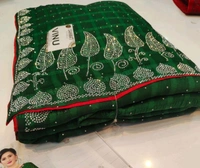 Simple Stone Work Sarees - 012
