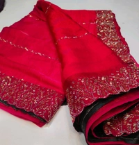 Heavy Stone Work Saree - 003