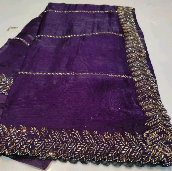 Heavy Stone Work Saree - 003