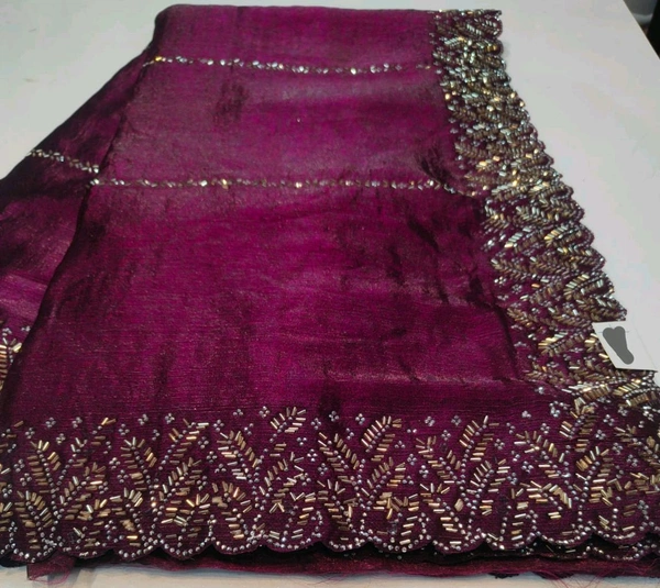 Heavy Stone Work Saree - 003