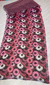 Simple Stone Work Sarees - 013