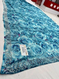 Simple Stone Work Sarees - 014