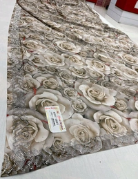 Simple Stone Work Sarees - 014