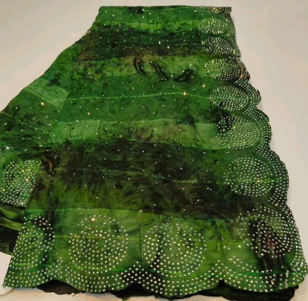 Simple Stone Work Sarees - 020