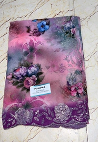 Simple Stone Work Sarees - 021