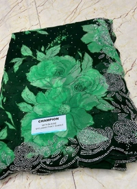 Simple Stone Work Sarees - 022