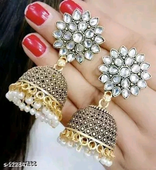 Styles Earrings And Studs  - Black