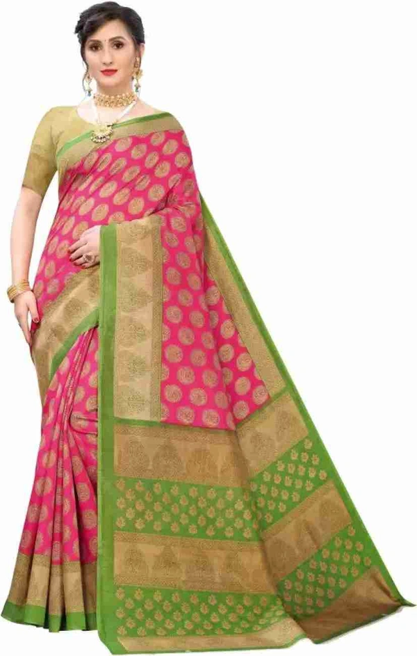 Fancy Banarasi Saree With Blouse Piece 