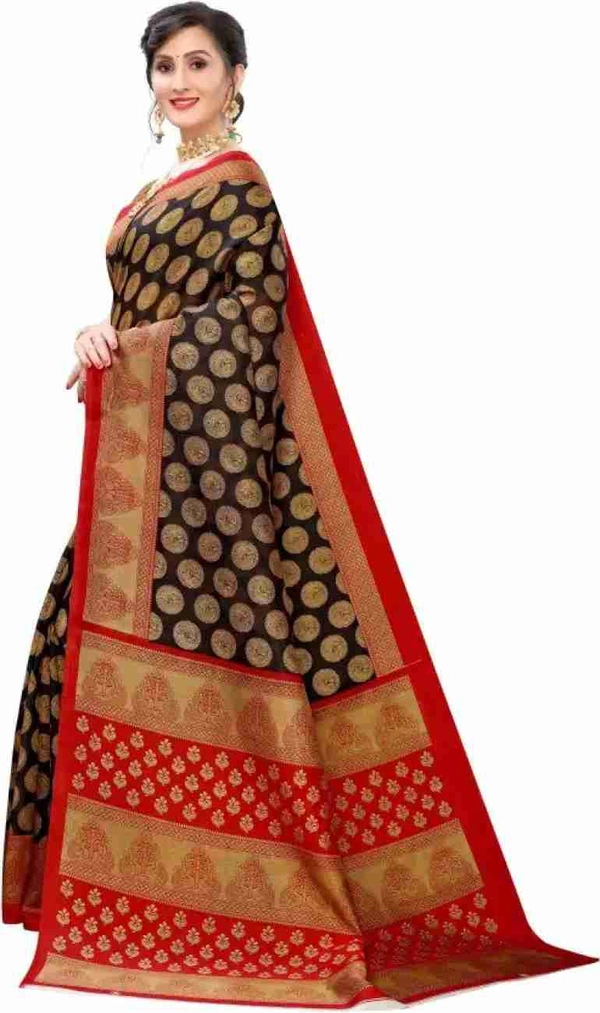 Fancy Banarasi Saree With Blouse Piece 