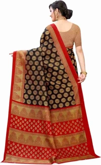 Fancy Banarasi Saree With Blouse Piece 
