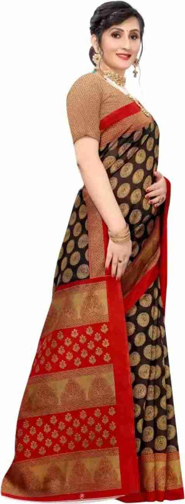 Fancy Banarasi Saree With Blouse Piece 
