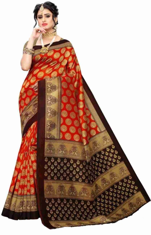 Fancy Banarasi Saree With Blouse Piece 