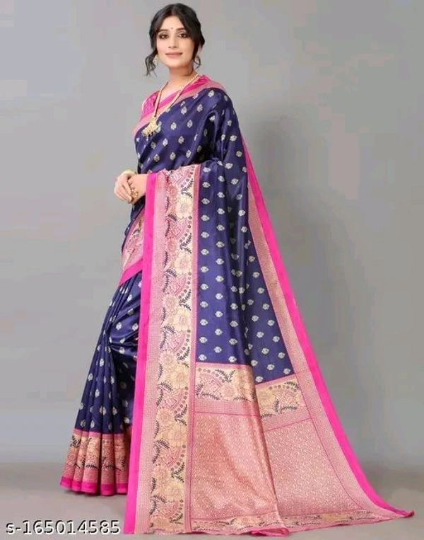 Fancy Banarasi Saree With Blouse Piece 