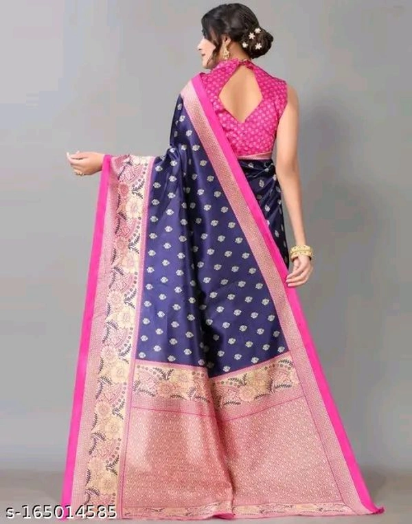 Fancy Banarasi Saree With Blouse Piece 