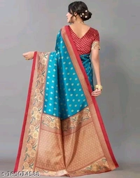 Fancy Banarasi Saree With Blouse Piece 