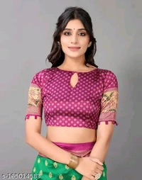 Fancy Banarasi Saree With Blouse Piece 