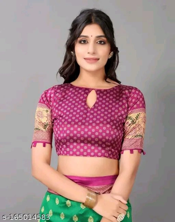 Fancy Banarasi Saree With Blouse Piece 