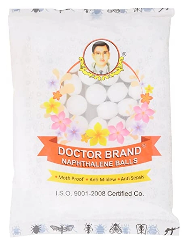 DOCTOR BRAND NAPTHALENE BALLS  - 1 Piece, 100 Gm