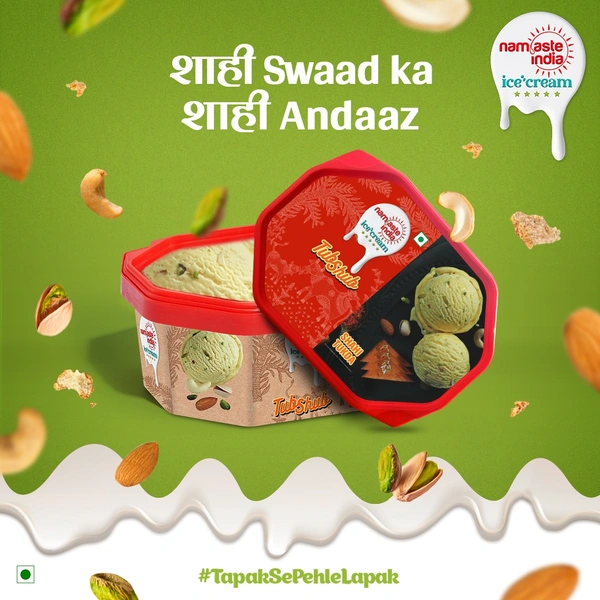 Namaste India Ice Cream Shahi Tukda Tub - 1 Box