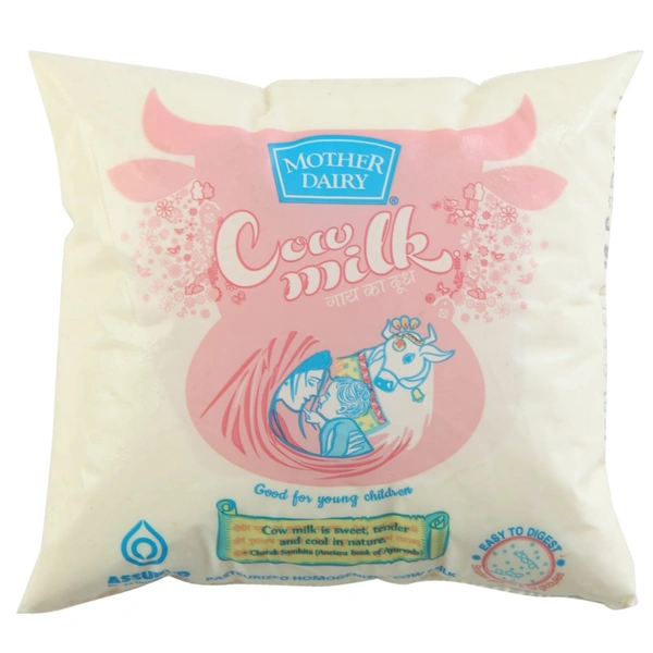 Mother Dairy Cow Milk (500ML) - 500 ML