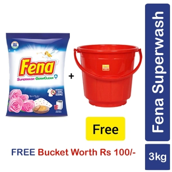 Fena Super Wash Germ Clean Detergent Powder  - 3 Kg