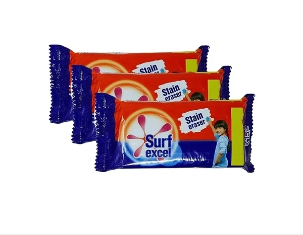 Surf Excel Bar  - 3×80 Gm, (Set Of 3)
