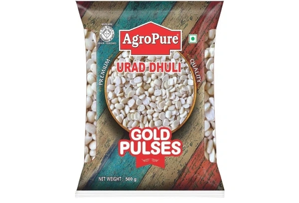 Agro Pure Urad Dhuli Dal ( उरद धुली) - 1 Kg