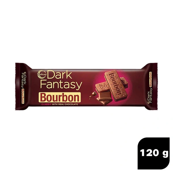 Sunfeast ITC  Dark Fantasy Bourbon Biscuit  - 1 Piece, 120gm