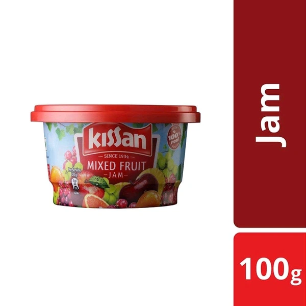 Hindustan Unilever Limited  Kissan Mixed Fruit Jam (100g) - 1 Cup, 100 Gm