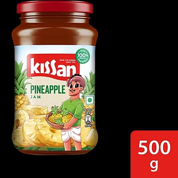 Hindustan Unilever Limited  Kissan Pineapple Jam (500g) - 500g