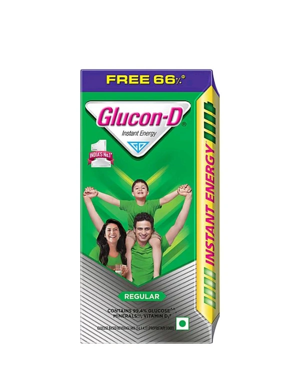 Glucon-d Regular (125g) - 1 Pack, 125g