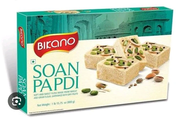Bikano Soan Papdi (500g+100g) Extra  - 1 Box, 600g