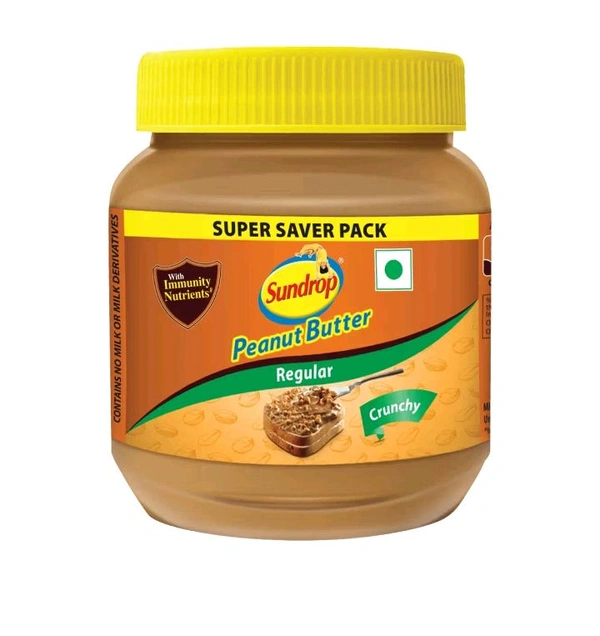 Sundrop Peanut Butter Regular Crunchy (300g) - 1 Box, 300g