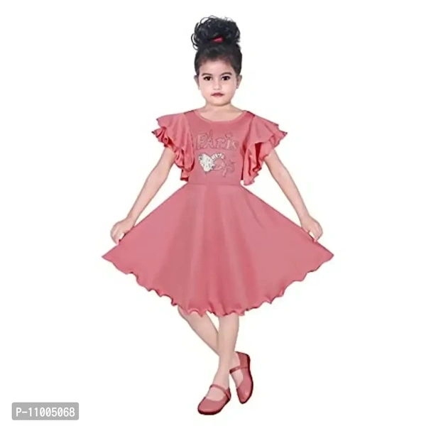 S.M MUNIF Dresses Trendy Dress for Baby/Kids Girls Frock Wedding Dress| Kids Fancy Frock Dresses Cotton Blend Fabric 11005068 - Mona Lisa, 9 To 10 Years