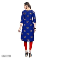 HIVA TRENDZ Women's Crepe Straight Kurta 7788082 - L