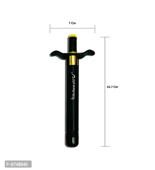 Rich Look Easy Grip Regular Black Gas Lighter with Heavy Metal(1 pc) 8740946