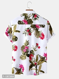 Stylish Lycra Short Sleeve Shirt For Men 13873954 - XL