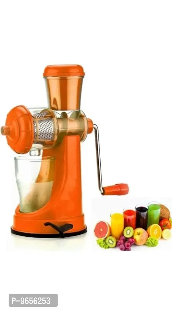 Useful Hand Juicer For Fruits And Vegetable With Steel Handle Vacuum Locking System,Shake,Smoothing,Travel Juicer, Fruit Juicer For All Fruits Juicer Maker Machine 9656253
