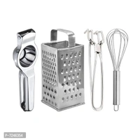 Oc9 Stainless Steel Lemon Squeezer Grater Pakkad Egg Whisk for Kitchen Tool Set 7246354
