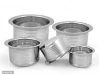 Kitchen Utensils Tope Set Tapeli/Bhag(5pcs)Within 3-5 business days However, to find out an actual date of delivery, please enter your pin code.8424126