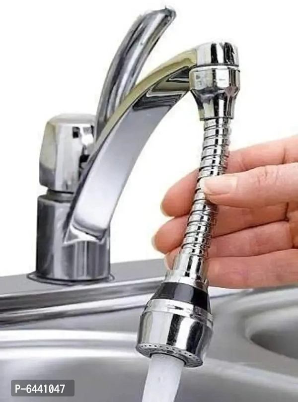 Stainless Steel Flexible 360 Degree Rotating 2 Modes Water Saving Faucet Faucet for Kitchen Sink Water Faucet Sprayer Flexible Tap Extension for Kitchen Sink Silver 6441047