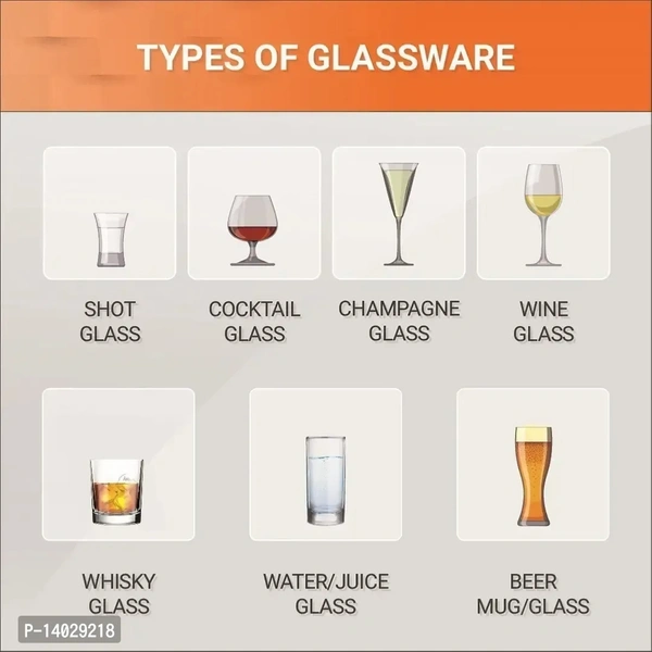 Multipurpose Drinking Glass -FM1, Pack Of 4, 170 Ml, Transparent 14029218