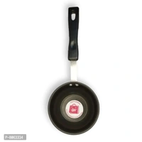 Classy Window Premium Quality Hard Anodized Nonstick Tadka Pan, 11 cm, Black 8063334