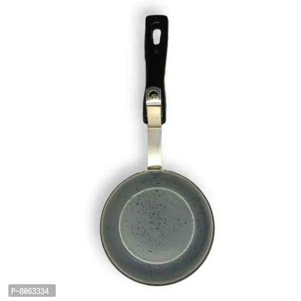 Classy Window Premium Quality Hard Anodized Nonstick Tadka Pan, 11 cm, Black 8063334