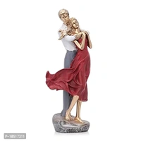 nantan Polyresin Couple Showpiece - size- Standard | Color :Red 10517311
