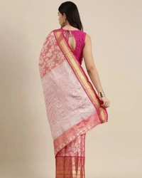 Trendy Womens Banarasi Silk Tissue Saree 10760659