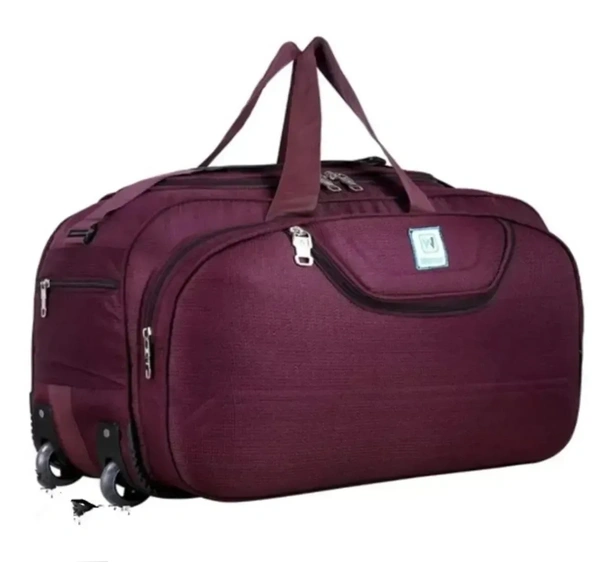 Trendy Travel Duffle Luggage Bag With 2 Wheels. 6643080
