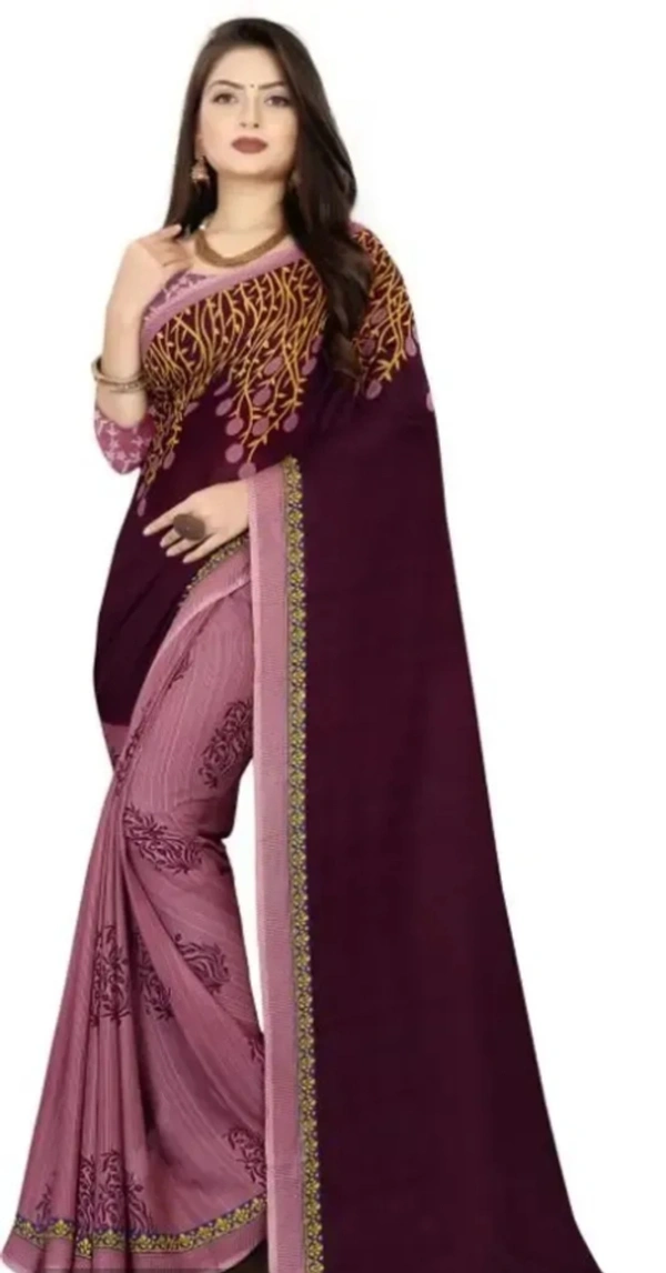 Printed Bollywood Georgette Saree 9173674